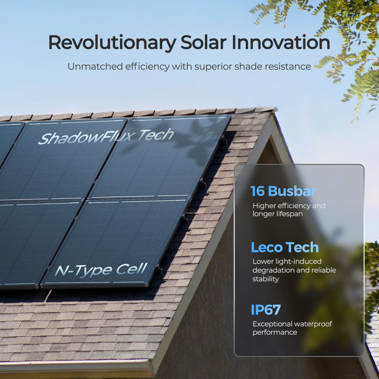 120W ShadowFlux Anti-shading N-Type Solar Panel - Image 2