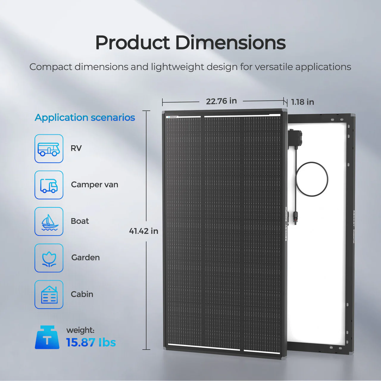 120W ShadowFlux Anti-shading N-Type Solar Panel - Image 7