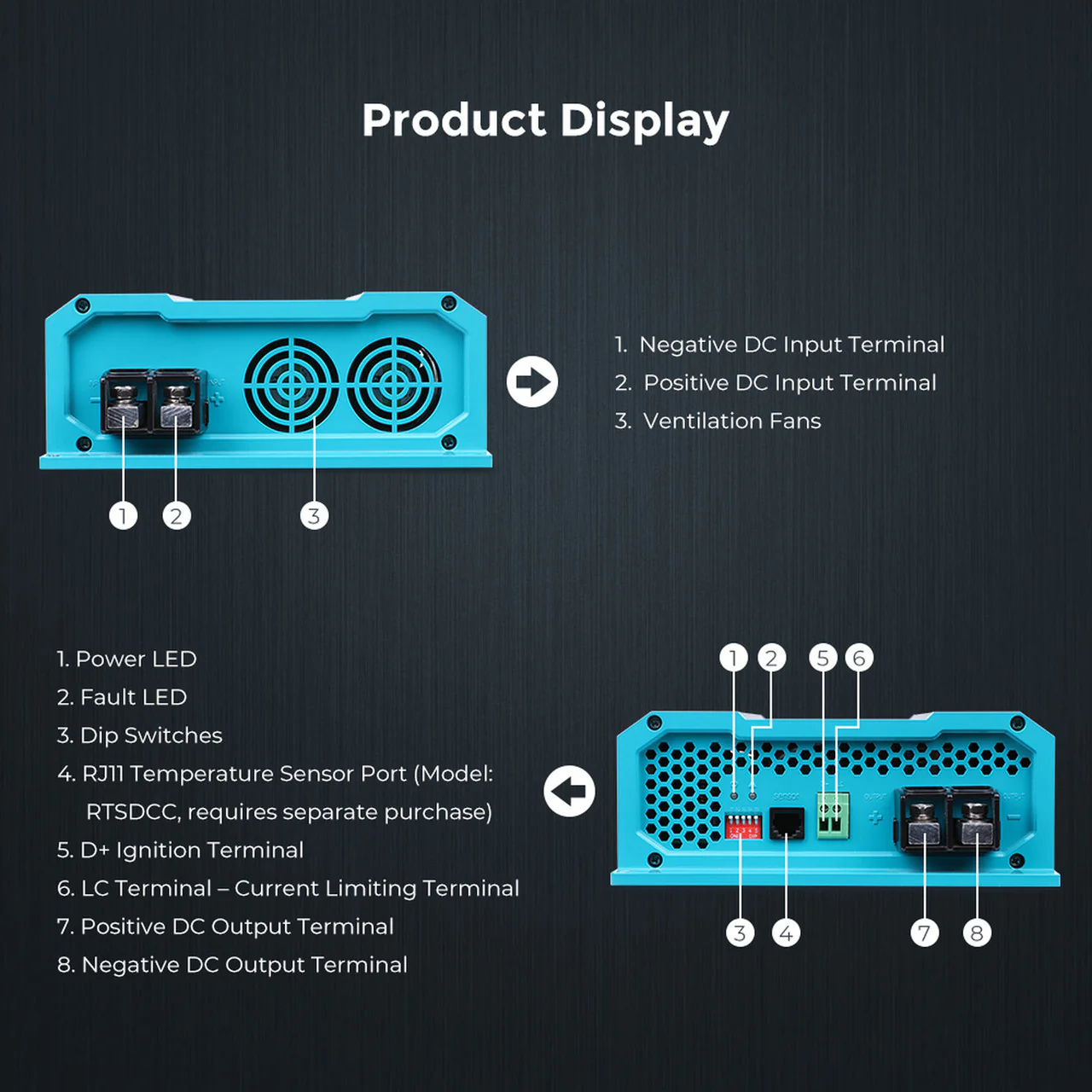 12V 60A DC to DC On-Board Battery Charger - Image 7