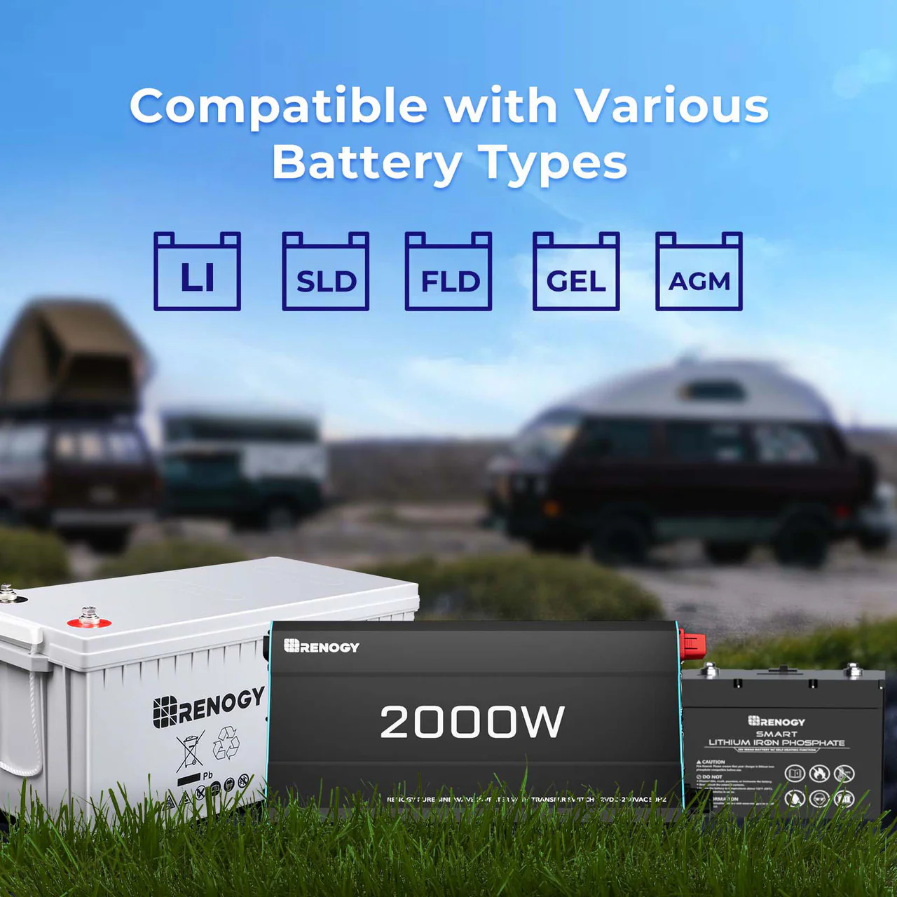 2000W Pure Sine Wave Inverter 12V to 230V with UPS Backup - Image 8