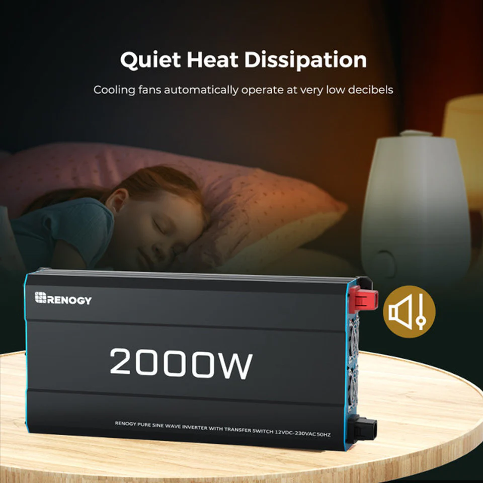 2Kwh Portable Home Backup System 400W Portable Solar Panel 12V 200Ah PRO Lithium Battery 2000W pure sine wave invterter - Image 6