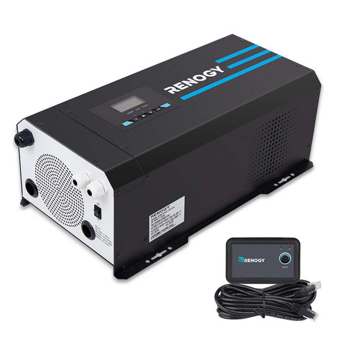 3000W 12V Pure Sine Wave Inverter Charger w/ LCD - Image 8