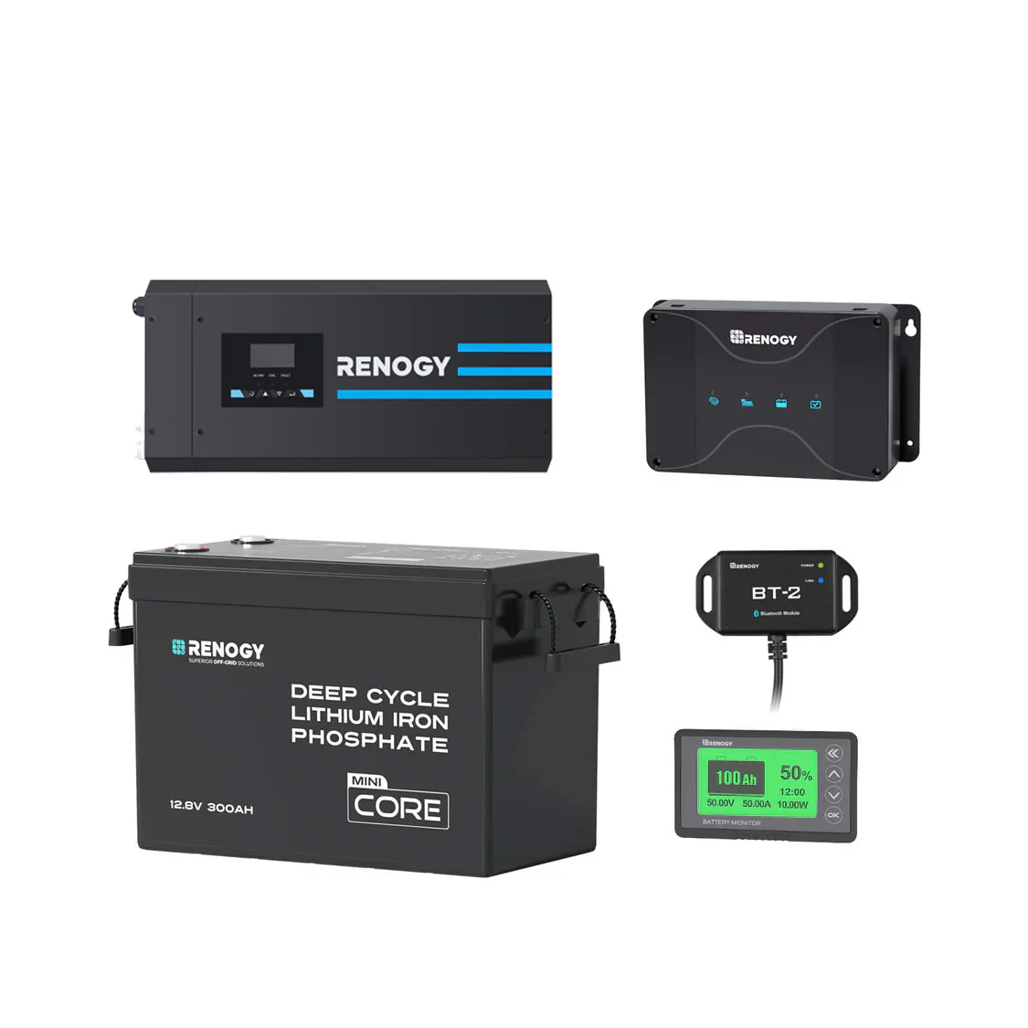 3.84kWh Motorhome Power Kit | 300Ah LiFePO4 Battery, 2000W Inverter - Image 14