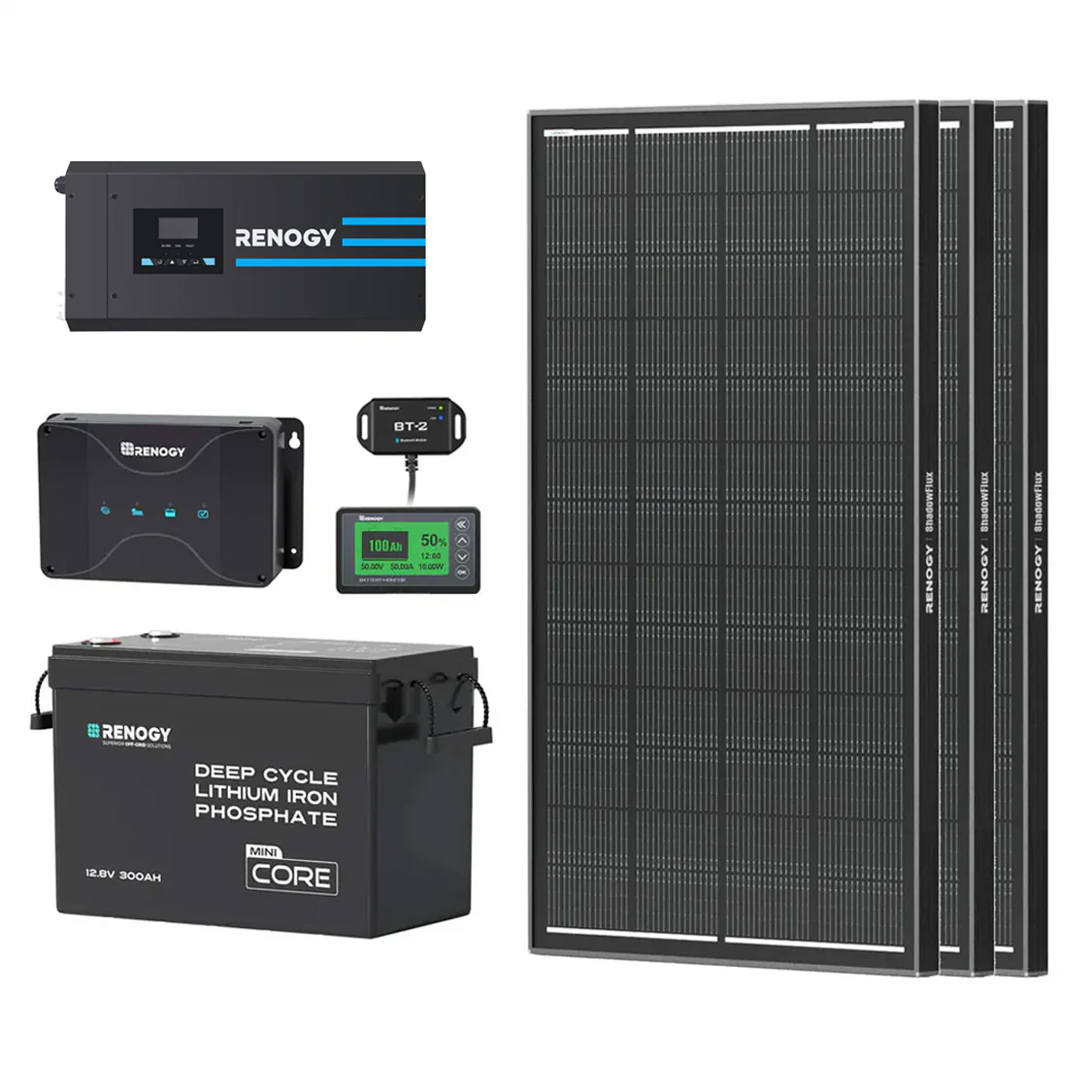 3.84kWh Motorhome Power Kit | 300Ah LiFePO4 Battery, 2000W Inverter - Image 15