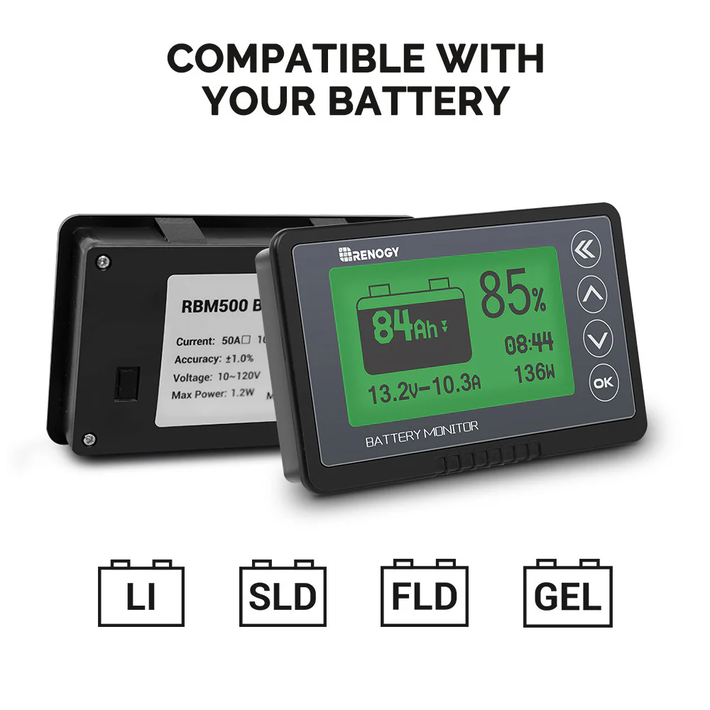 500A Battery Monitor with Shunt/Sampler (Coulomb meter) - Image 7
