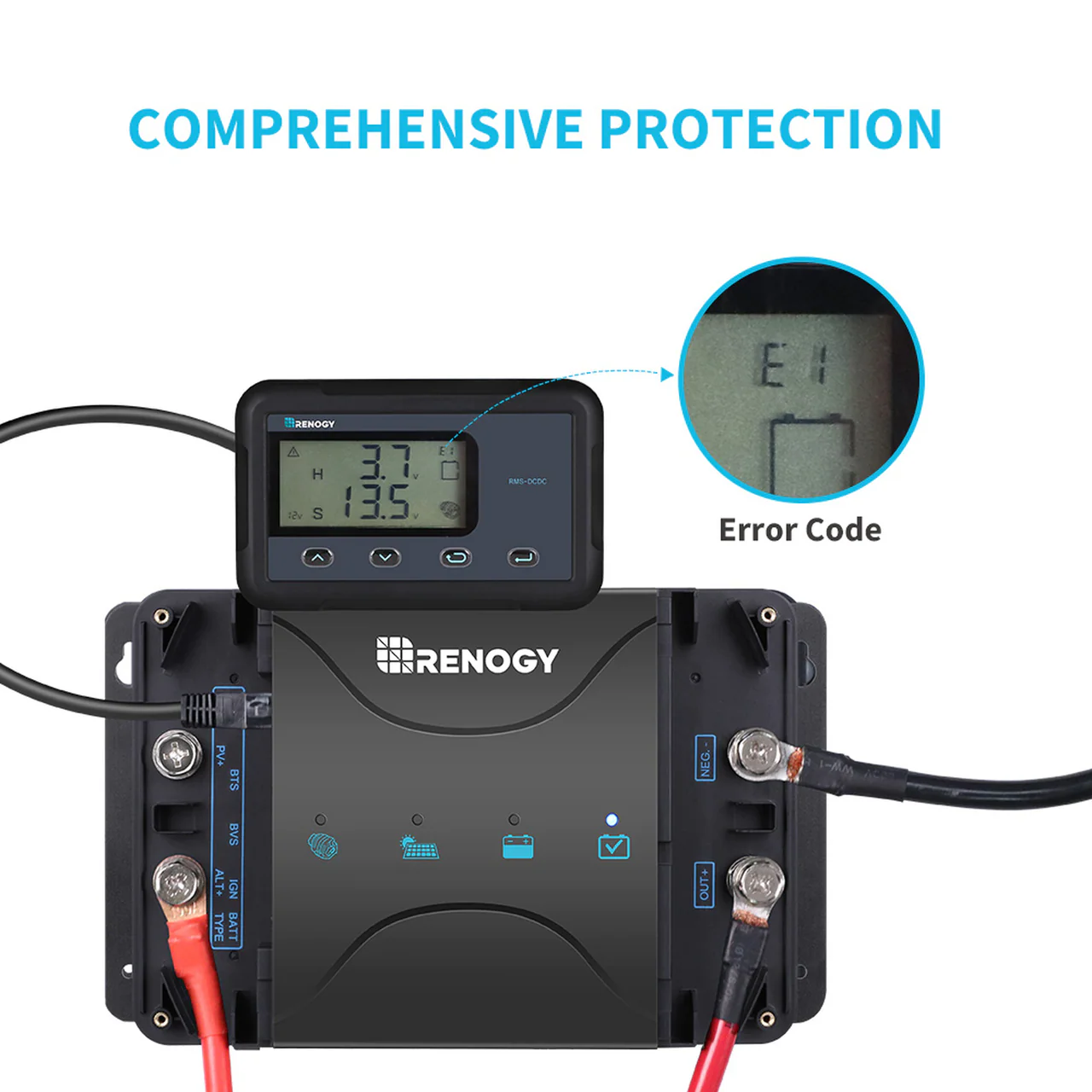 Monitoring Screen for 30/50A DC-DC MPPT Battery Charger - Image 3