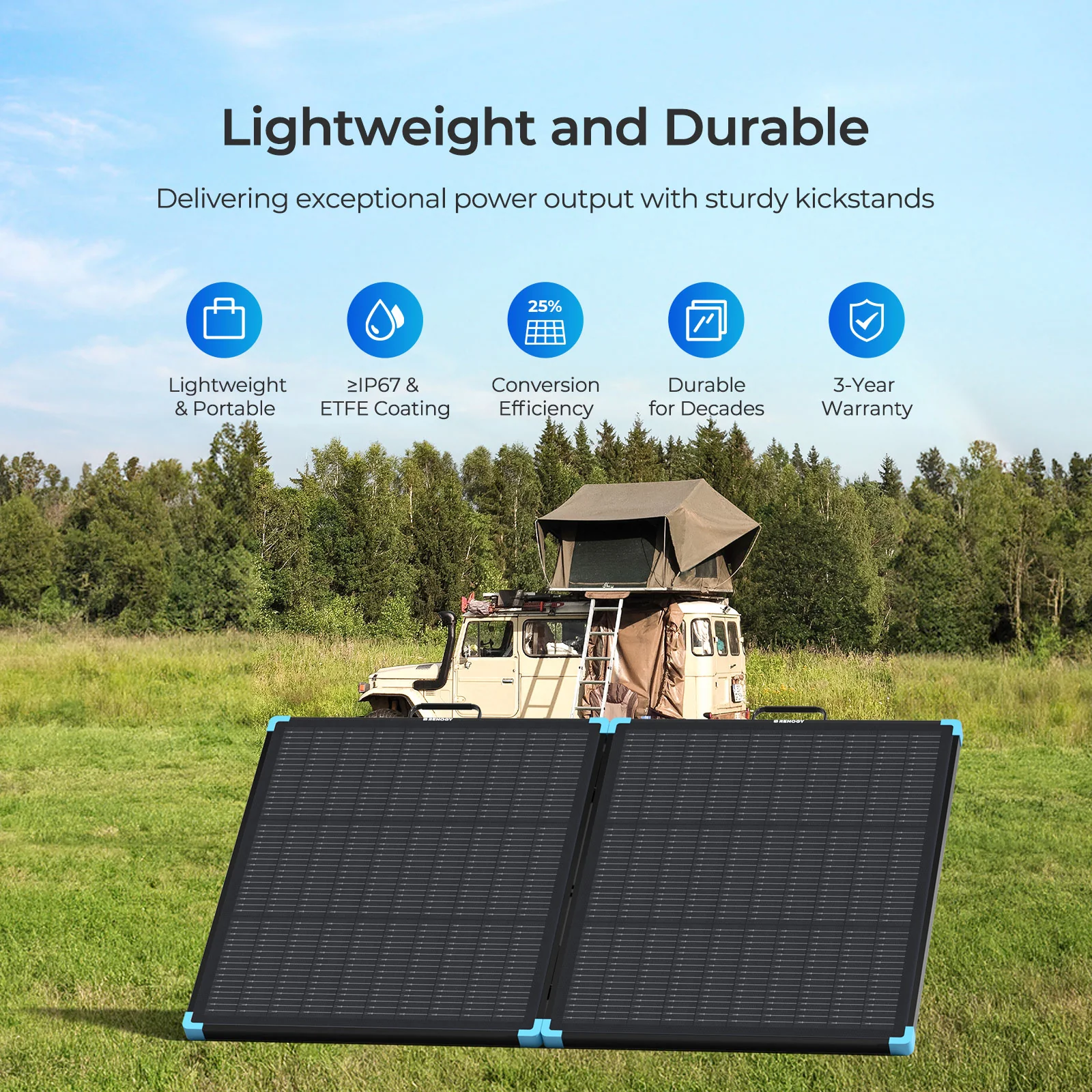 Lightweight Portable Solar Suitcase 400W / 300W / 220W / 100W - Image 17