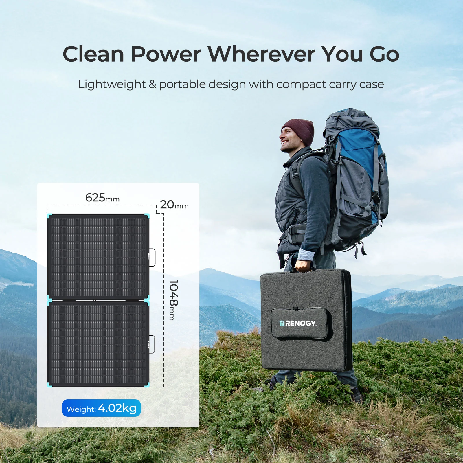 Lightweight Portable Solar Suitcase 400W / 300W / 220W / 100W - Image 18