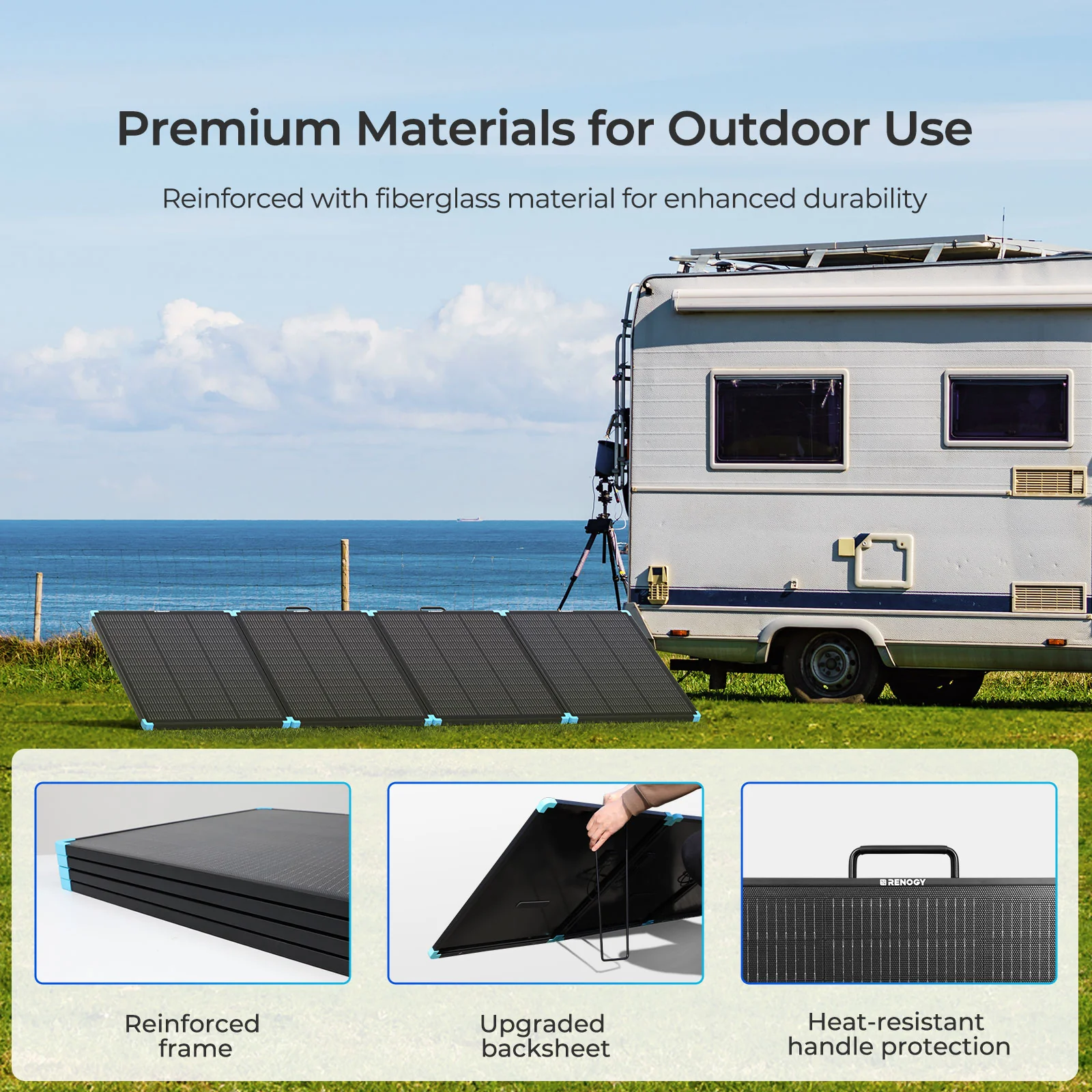 Lightweight Portable Solar Suitcase 400W / 300W / 220W / 100W - Image 5