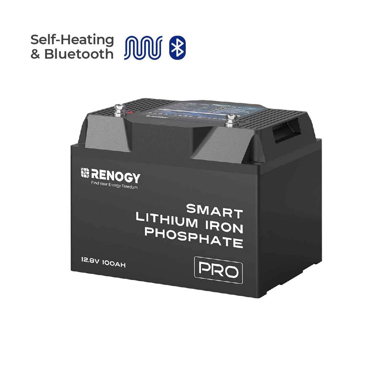 Pro-12V 100Ah Deep Cycle Lithium Iron Phosphate Battery w/Bluetooth & Self-heating Function - Image 10