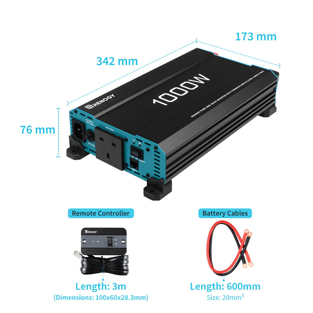 Pure Sine Wave Inverter 12V to 230V with UPS Backup 1000W / 2000W / 3000W - Image 40