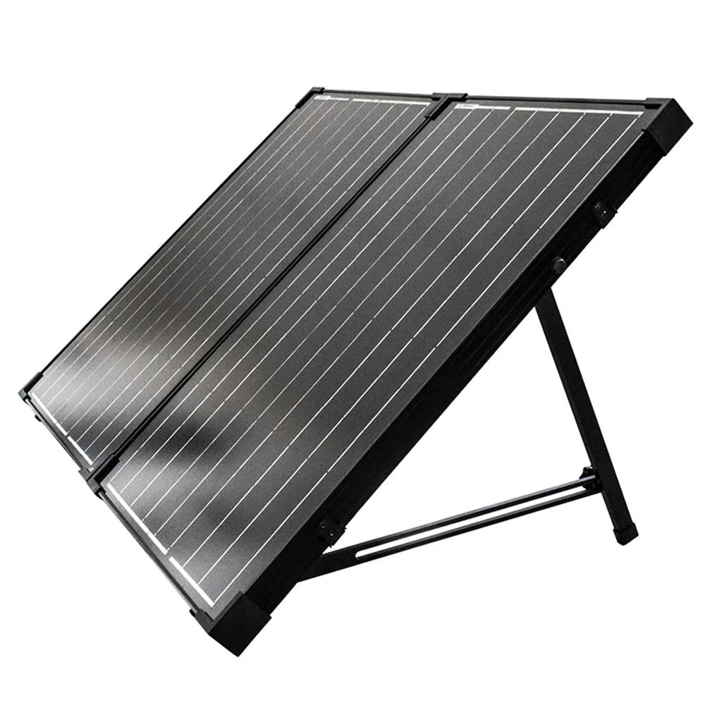 100 Watt 12 Volt Monocrystalline Foldable Solar Suitcase w/o Controller