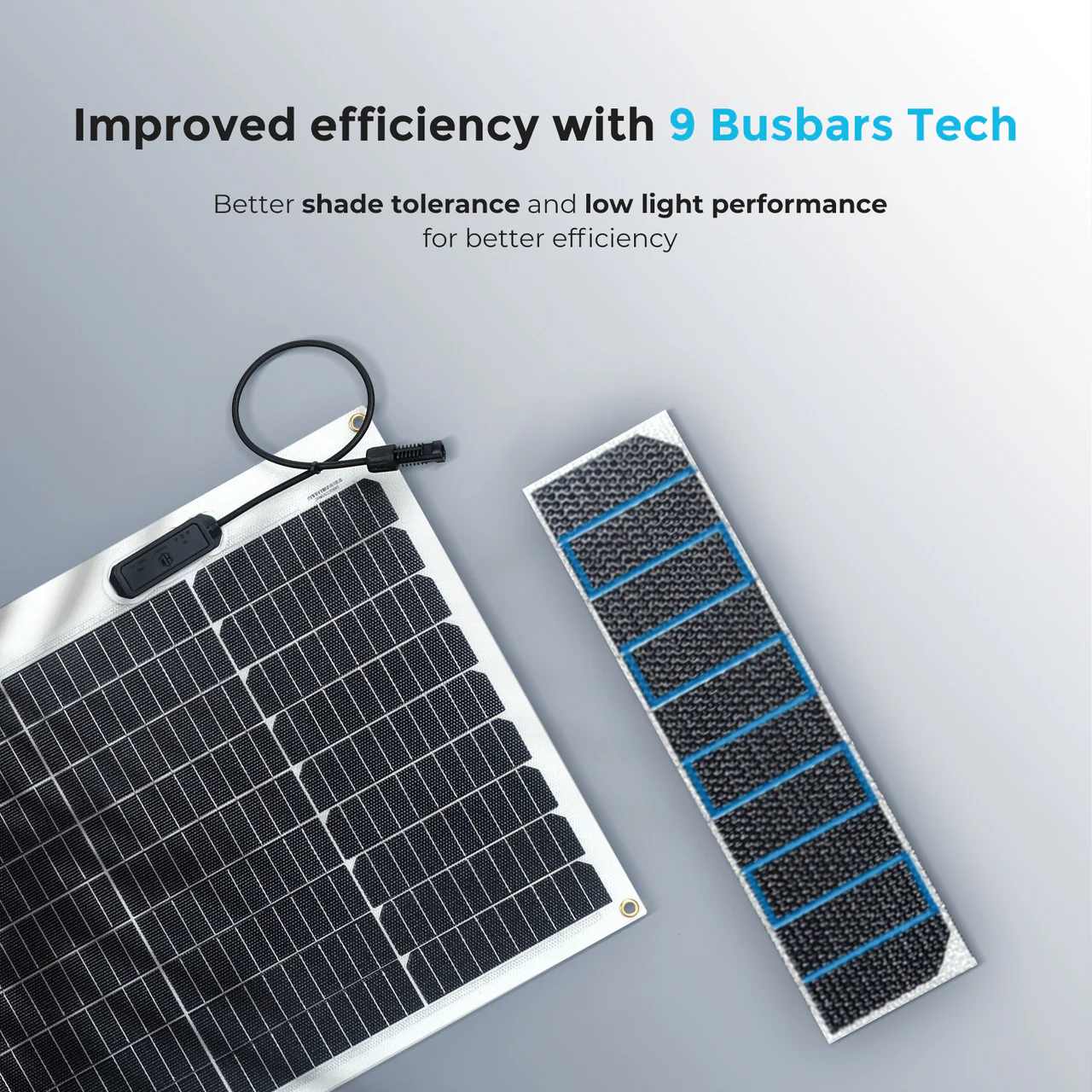 50 Watt 12 Volt Flexible Monocrystalline Solar Panel - Image 5