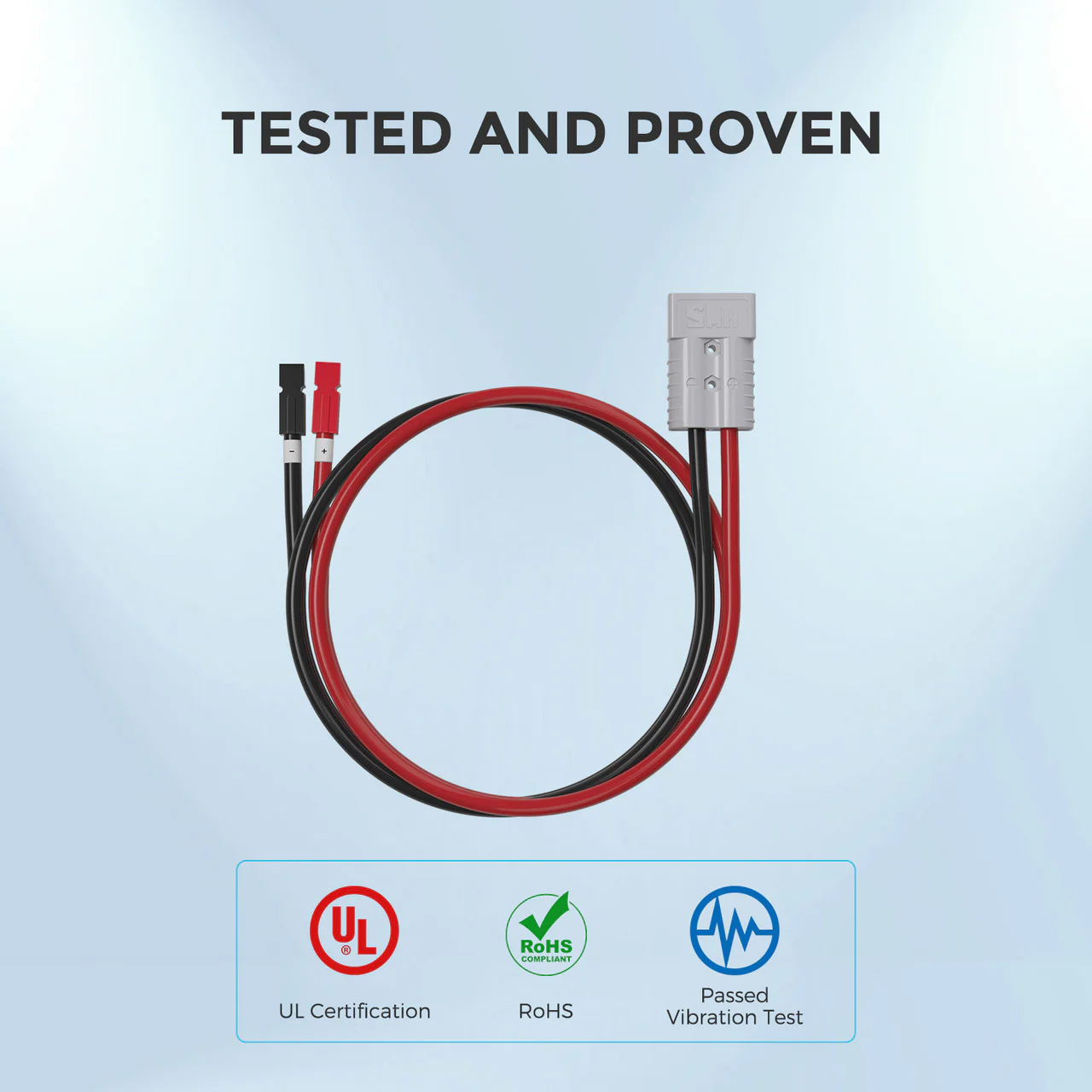 Renogy 5FT 6AWG Anderson Adapter Cable(Anderson PP75 - Anderson SB120) - Image 4