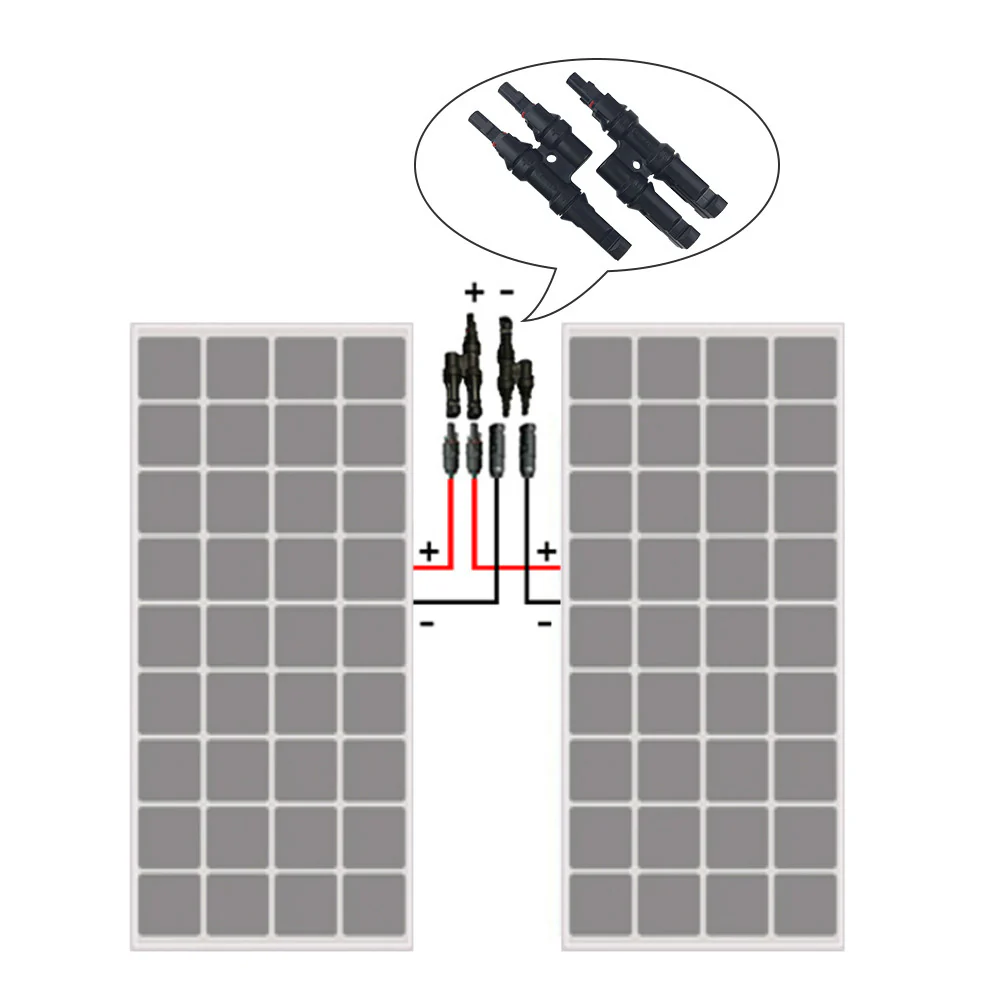 2 to 1 Solar Branch Connectors MMF+FFM Pair - Image 2