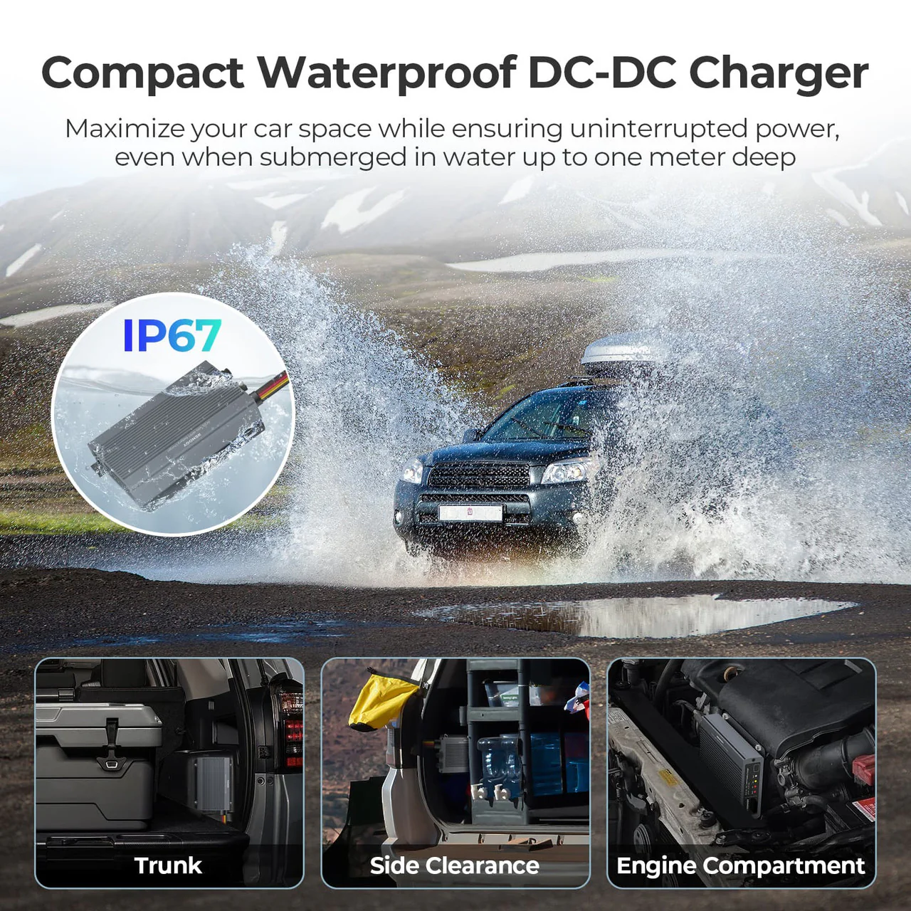 RENOGY IP67 50A DC-DC  Battery Charger with MPPT w/ Renogy ONE Core - Image 5