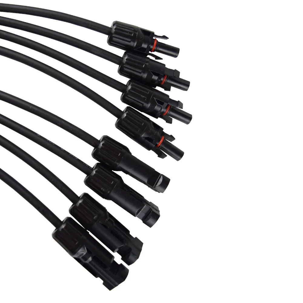 4 to 1 Solar Y Branch Connectors MFFFF + FMMMM Pair - Image 2