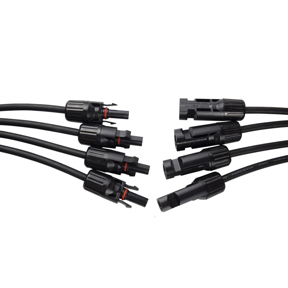 4 to 1 Solar Y Branch Connectors MFFFF + FMMMM Pair - Image 3