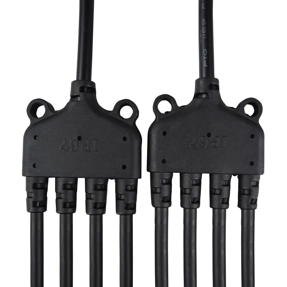 4 to 1 Solar Y Branch Connectors MFFFF + FMMMM Pair - Image 5
